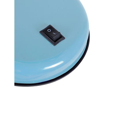 GLOBOSTAR® STUDENT GLB-102-0009 Μοντέρνο Επιτραπέζιο Φωτιστικό Πορτατίφ με Ντουί 1 x E27 AC 220-240V IP20 - Γαλάζιο & Μαύρο - Μ14 x Π14 x Υ32cm