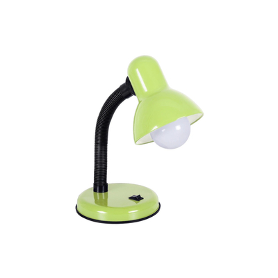GLOBOSTAR® STUDENT GLB-102-0010 Μοντέρνο Επιτραπέζιο Φωτιστικό Πορτατίφ με Ντουί 1 x E27 AC 220-240V IP20 - Πράσινο & Μαύρο - Μ14 x Π14 x Υ32cm