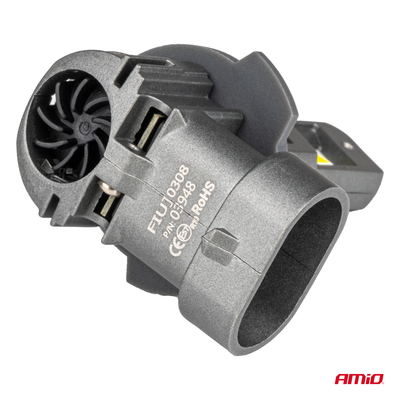 Amio - Λάμπες LED HB3 τύπου Series X5 Winger τάση λειτουργίας 12V απόδοσης 50W Can-bus για Επιβατικά Αυτοκίνητα - 2 τεμ. (03948/AM)