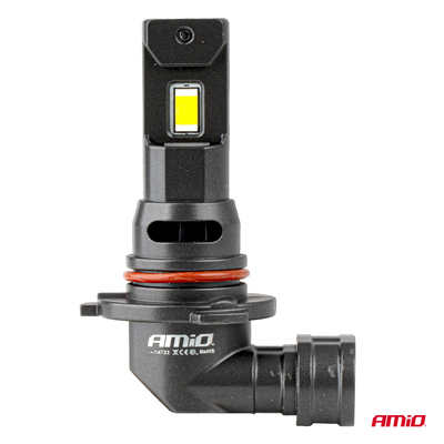 Amio - Λαμπτήρες LED F25 PRO Black Edition HB3 (9005) 68W 12-24V Full CAN Bus με Φωτεινότητα 7646lm σε Ψυχρό Λευκό 6000K για Επιβατικά Αυτοκίνητα & Φορτηγά - Σετ 2 τεμ. (04722/AM)