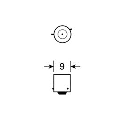 ΛΑΜΠΑ ΑΛΟΓΟΝΟΥ 12V/6W ΒΑΧ9s Η6W