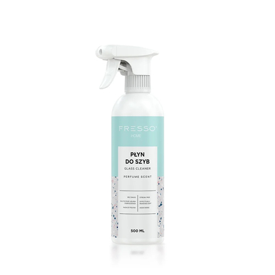 Fresso - Καθαριστικό Τζαμιών 500 ml με Ψεκαστήρα για Τζάμια, Καθρέπτες και Επιφάνειες Χρωμίου χωρίς Γραμμές - 1 Τεμ. (390365/FRE)