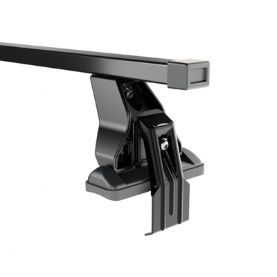 MENABO Ολοκληρωμένο Σετ Μπάρες Οροφής Σιδήρου OMEGA L 130 cm Σε Μαύρο Χρώμα για Kia Ceed (CD) Sportswagon 5 doors 2018> - 2 τεμ. (10530/MB+12680/MB)