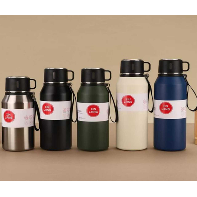 Φορητό παγούρι-θερμός - 1000ml - 413265 - Black