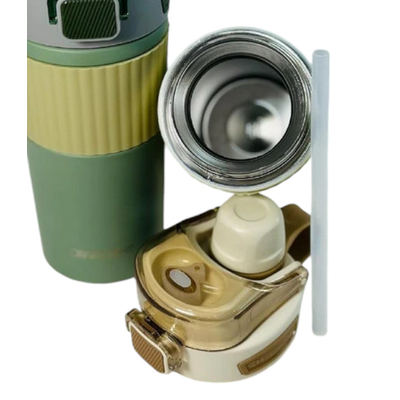 Φορητό παγούρι-θερμός - CF8235 - 600ml - 882355 - White/Brown