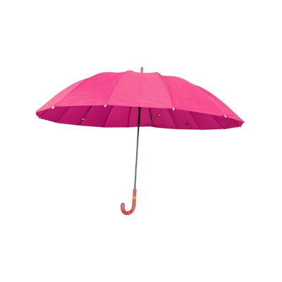Αυτόματη ομπρέλα μπαστούνι - 70cm - 16K - 131452 - Fuchsia