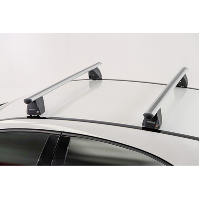 MENABO Ολοκληρωμένο Σετ Μπάρες Οροφής Αλουμινίου DELTA L 141 cm σε Ασημί Χρώμα για Peugeot 5008 5 doors 2017>2020 - 2 τεμ. (11750/MB+12530/MB)