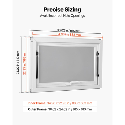 Παράθυρο VEVOR Concession με πλαίσιο αλουμινίου 915x610mm, για φορτηγό τροφίμων, έως 85 μοίρες, παράθυρα σερβιρίσματος με πόρτα τέντας και γάντζο έλξης, ανθεκτικό στο νερό της βροχής για ρυμουλκούμενο παραχώρησης