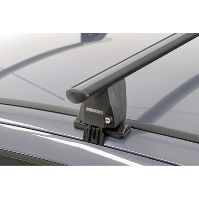 MENABO Ολοκληρωμένο Σετ Μπάρες Οροφής Αλουμινίου DELTA L 141 cm Σε Μαύρο Χρώμα για Peugeot 3008 5 doors 2016>2020 - 2 τεμ. (11750/MB+12520/MB)