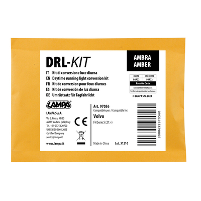 ΚΙΤ ΜΕΤΑΤΡΟΠΗΣ ΦΩΤΩΝ ΗΜΕΡΑΣ ΣΕ ΠΟΡΤΟΚΑΛΙ DRL-KIT HOLLAND STYLE ΓΙΑ VOLVO FH SERIE 5 06/2021+ LAMPA - 1 Κιτ