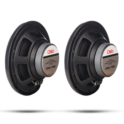 ΗΧΕΙΑ 2 ΔΡΟΜΩΝ 6,5inc 165mm ΣΤΡΟΓΓΥΛΑ 200W 86dB OSIO - 2 ΤΕΜ.