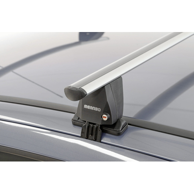 MENABO Ολοκληρωμένο Σετ Μπάρες Οροφής Αλουμινίου DELTA L 141 cm  σε Ασημί Χρώμα για BMW X2 (U10) 5 doors 2023> - 2 τεμ. (9640/MB+12530/MB)
