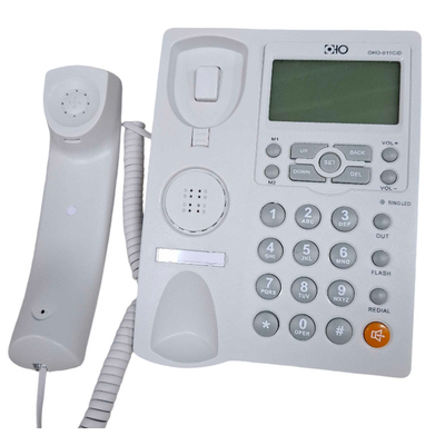 Ενσύρματο σταθερό τηλέφωνο - OHO-011 - 300641 - White