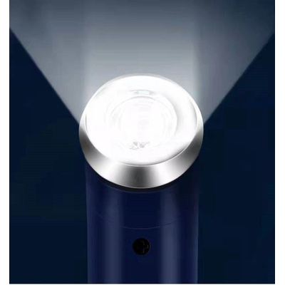 Αυτόματη ομπρέλα σπαστή με φακό LED - 10K - Tradesor - 585670 - Blue