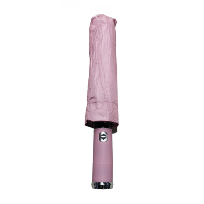Αυτόματη ομπρέλα σπαστή με φακό LED - 10K - Tradesor - 585670 - Pink