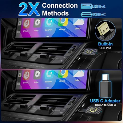 Ασύρματος αντάπτορας για CarPlay και Android Auto - Wifi/Bluetooth - 115222