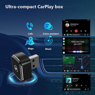 Ασύρματος αντάπτορας για CarPlay και Android Auto - Wifi/Bluetooth - MS-07 - 565658
