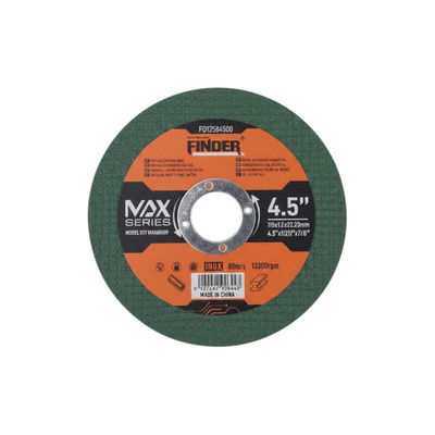 Δίσκος κοπής μετάλλου - 4.5" - 115x1.2x22.23mm - Finder - 190644