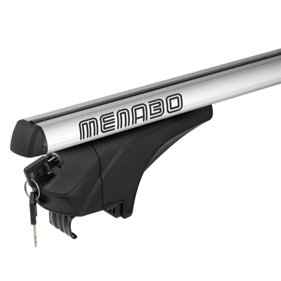 MENABO ΜΠΑΡΕΣ ΑΛΟΥΜΙΝΙΟΥ ARIEM XL 131.5 cm ΣΕ ΑΣΗΜΙ ΧΡΩΜΑ ΓΙΑ Lynk & Co 08 (DX11) 08/2023 >  5πορτο / SUV ΜΕ FLUSH RAILS - 2 ΤΕΜ. (14710/MB)