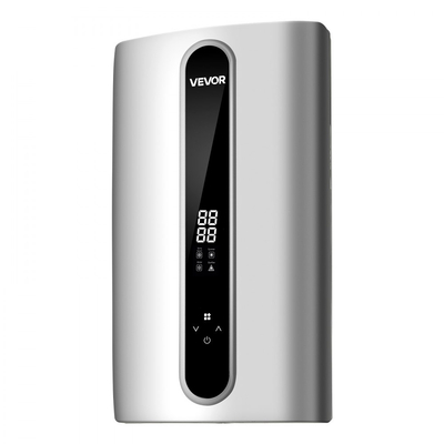 Ηλεκτρικός θερμοσίφωνας VEVOR χωρίς δεξαμενή 18 kW 3 φάσεων, στιγμιαίος θερμοσίφωνας, για πλύσιμο, μπάνιο, κουζίνα, χειριστήριο αφής LED, θερμαντικό στοιχείο από χυτό αλουμίνιο, ρυθμιζόμενη θερμοκρασία 30-55°C