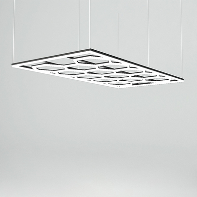 StrataBeam - Διακοσμητικό LED Φωτιστικό Πάνελ Οροφής Πολυγωνικού Σχεδιασμού με Εσωτερικά Μοτίβα - 534W 110-240V - Μ484.0 x Π243.3 x Υ2cm - Ψυχρό Λευκό 6500K