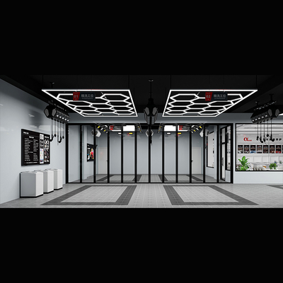 ModuShine - Διακοσμητικό LED Φωτιστικό Πάνελ Οροφής Πολυγωνικού Σχεδιασμού με Εσωτερικά Μοτίβα - 576W 110-240V - Μ478.0 x Π302.5 x Υ2cm - Ψυχρό Λευκό 6500K