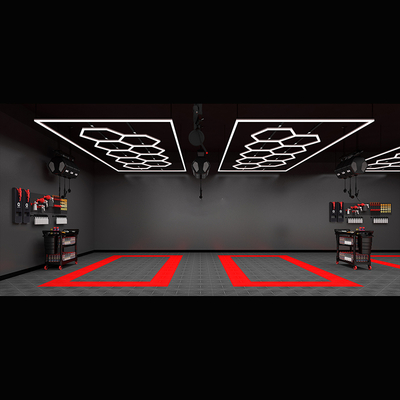 LightMatrix - Διακοσμητικό LED Φωτιστικό Πάνελ Οροφής Πολυγωνικού Σχεδιασμού με Εσωτερικά Μοτίβα - 886W 110-240V - Μ471.4 x Π236.1 x Υ8cm - Ψυχρό Λευκό 6500K