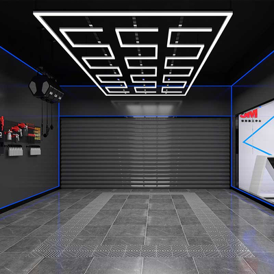 ZenithTrace - Διακοσμητικό LED Φωτιστικό Πάνελ Οροφής Πολυγωνικού Σχεδιασμού με Εσωτερικά Μοτίβα - 552W 110-240V - Μ484.0 x Π243.3 x Υ2cm - Ψυχρό Λευκό 6500K