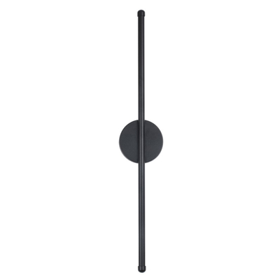 VenCore Linear Round 6093-20002 - Μοντέρνο Επιτοίχιο Δίφωτο LED 9W Μαύρο Αλουμίνιο 60CM με Ρυθμιζόμενο CCT Λευκό - Ημέρας - Θερμό - Χειρισμός CCT μέσω Διακόπτη On-Off