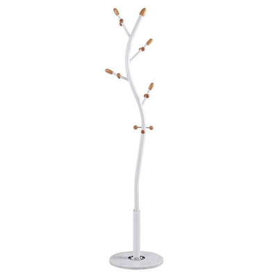 VenCore Arbor White 5520-10002 - Καλόγερος Ρούχων Μεταλλικός Λευκός 37x37x171cm