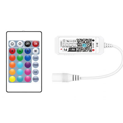 VenCore 6613-10005 - WiFi 2.4G RGBW Controller 12-24V 144-288W with RF Remote - Ασύρματο WiFi 2.4G Controller RGBW με RF Χειριστήριο 12 Volt 144 Watt & 24 Volt 288 Watt Μέγιστο Φορτίο