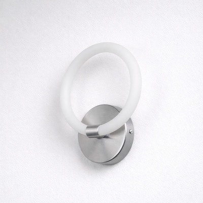 VenCore Velora Silver 6093-20051 - Μοντέρνο Επιτοίχιο Φωτιστικό Απλίκα LED 12W Ασημί Αλουμίνιο με Ρυθμιζόμενο CCT Λευκό - Ημέρας - Θερμό - Χειρισμός CCT μέσω Διακόπτη On-Off