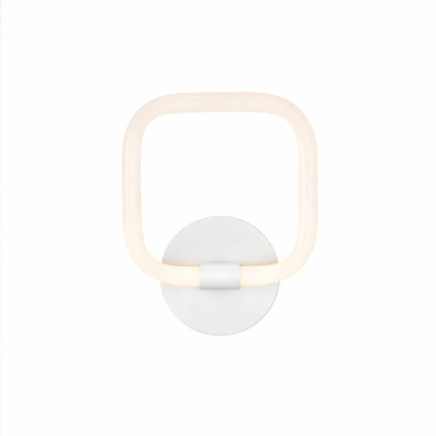 VenCore Seren White 6093-20062 - Μοντέρνο Επιτοίχιο Φωτιστικό Απλίκα LED 12W Λευκό Αλουμίνιο με Ρυθμιζόμενο CCT Λευκό - Ημέρας - Θερμό - Χειρισμός CCT μέσω Διακόπτη On-Off