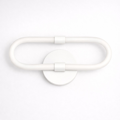 VenCore Circa White 6093-20066 - Μοντέρνο Επιτοίχιο Φωτιστικό Απλίκα LED 12W Λευκό Αλουμίνιο με Ρυθμιζόμενο CCT Λευκό - Ημέρας - Θερμό - Χειρισμός CCT μέσω Διακόπτη On-Off