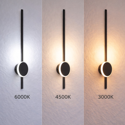 VenCore Axion Silver 6093-20096 - Μοντέρνο Επιτοίχιο Φωτιστικό Απλίκα LED 12W Ασημί Αλουμίνιο με Ρυθμιζόμενο CCT Λευκό - Ημέρας - Θερμό - Χειρισμός CCT μέσω Διακόπτη On-Off - Μ45.5 x Π11 x Υ5.5cm