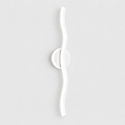 VenCore Velaris White 6093-20151 - Μοντέρνο Επιτοίχιο Φωτιστικό Απλίκα LED 40CM 10W Λευκό Αλουμίνιο με Ρυθμιζόμενο CCT Λευκό - Ημέρας - Θερμό - Χειρισμός CCT μέσω Διακόπτη On-Off