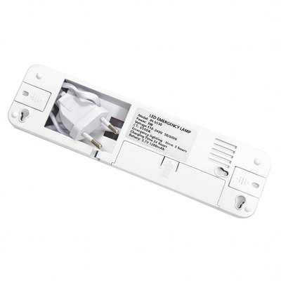 VenCore 6094-10003 - Emergency Light with Batteries - Φωτιστικό Ασφαλείας - Σήμανσης EXIT 230 Volt 3 Watt με Μπαταρία 1200 mAh - 3 Διαφορετικά Αυτοκόλλητα Σήμανσης - Ψυχρό Λευκό 6500K