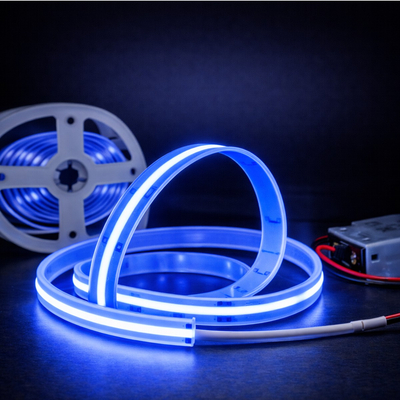 VenCore 6174-50026 - Ledstrip Cob 12W IP20 DW - Ταινία LED Τύπου COB - 5 Μέτρα (1 Roll) - 12 Watt 24 Volt - 320 LED ανά Μέτρο - 820 Lumens ανά Μέτρο - Στεγανή IP68 - Μπλε