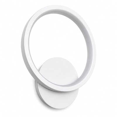 VenCore Lunora White 6093-20006 - Μοντέρνο Επιτοίχιο Φωτιστικό Απλίκα LED 12W Λευκό Αλουμίνιο με Ρυθμιζόμενο CCT Λευκό - Ημέρας - Θερμό - Χειρισμός CCT μέσω Διακόπτη On-Off - Μ23.5 x Π20 x Υ5.5cm