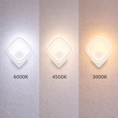 VenCore Elara White 6093-20010 - Μοντέρνο Επιτοίχιο Φωτιστικό Απλίκα LED 12W Λευκό Αλουμίνιο με Ρυθμιζόμενο CCT Λευκό - Ημέρας - Θερμό - Χειρισμός CCT μέσω Διακόπτη On-Off - Μ29 x Π25 x Υ5.5cm