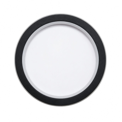 VenCore Noctis Black 6093-20013 - Μοντέρνο Επιτοίχιο Φωτιστικό Απλίκα LED 12W Μαύρο Αλουμίνιο με Ρυθμιζόμενο CCT Λευκό - Ημέρας - Θερμό - Χειρισμός CCT μέσω Διακόπτη On-Off - Φ21 x Υ5cm