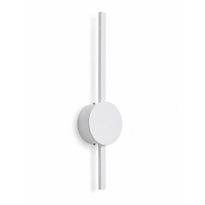 VenCore Axion White 6093-20095 - Μοντέρνο Επιτοίχιο Φωτιστικό Απλίκα LED 12W Λευκό Αλουμίνιο με Ρυθμιζόμενο CCT Λευκό - Ημέρας - Θερμό - Χειρισμός CCT μέσω Διακόπτη On-Off - Μ45.5 x Π11 x Υ5.5cm