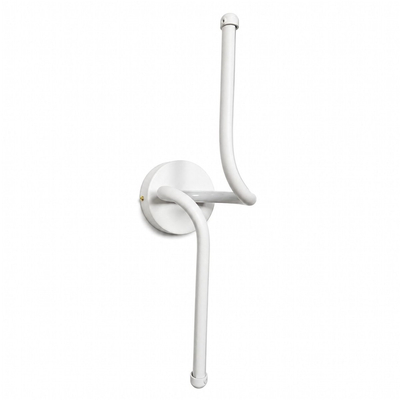 VenCore Aureon White 6093-20147 - Μοντέρνο Επιτοίχιο Φωτιστικό Απλίκα LED 12W Λευκό Αλουμίνιο με Ρυθμιζόμενο CCT Λευκό - Ημέρας - Θερμό - Χειρισμός CCT μέσω Διακόπτη On-Off - Μ40 x Π11 x Υ14cm