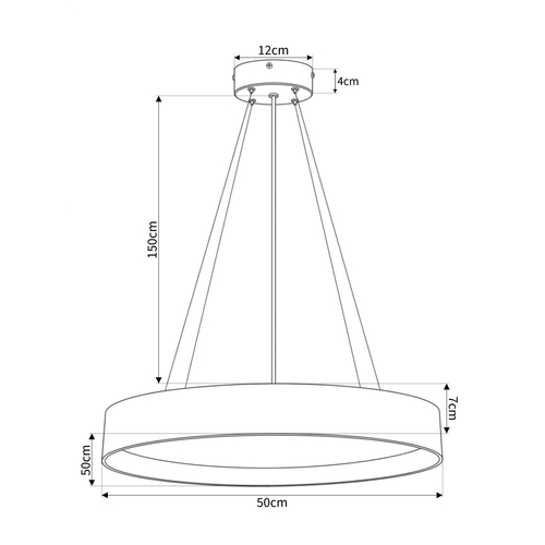 kelvo® RONDO KLV-101-0589 Κρεμαστό Φωτιστικό Οροφής LED 36W 3600lm 120° AC 220-240V IP20 Ρυθμιζόμενο Λευκό CCT με Διακόπτη στο Driver 2700K/4500K/6000K Triac Dimmable - Lumileds SMD Chip & ENEC/TÜV Driver - Λευκό Ματ & Εφέ Ξύλου - Μ50 x Π50 x Υ7cm - 5 Χρόνια Εγγύηση