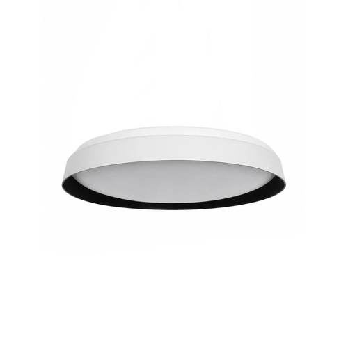 kelvo® VOLA KLV-101-0590-V2 Φωτιστικό Οροφής LED 24W 2400lm 120° AC 220-240V IP20 Ρυθμιζόμενο Λευκό CCT με Διακόπτη στο Driver 2700K/4500K/6000K Triac Dimmable - Lumileds SMD Chip & ENEC/TÜV Driver - Μαύρο Ματ & Λευκό Ματ - Μ38 x Π38 x Υ7cm - 5 Χρόνια Εγγύηση