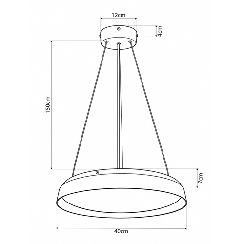 kelvo® VOLA KLV-101-0590 Κρεμαστό Φωτιστικό Οροφής LED 24W 2400lm 120° AC 220-240V IP20 Ρυθμιζόμενο Λευκό CCT με Διακόπτη στο Driver 2700K/4500K/6000K Triac Dimmable - Lumileds SMD Chip & ENEC/TÜV Driver - Μαύρο Ματ & Λευκό Ματ - Μ40 x Π40 x Υ7cm - 5 Χρόνια Εγγύηση