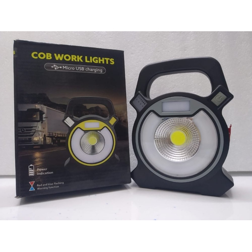 Επαναφορτιζόμενος φακός εργασίας LED & Powerbank - 508154