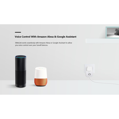 SONOFF S20 UK Smart Home Socket WiFi - Ασύρματη Εξύπνη Μπρίζα UK GloboStar 48454