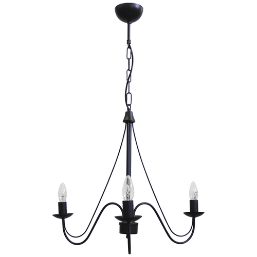 Φωτιστικό πολύφωτο S-11 3/L BLACK