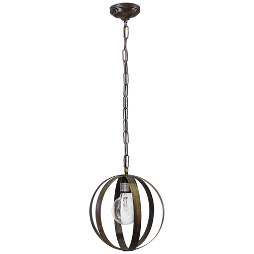 Κρεμαστό φωτιστικό μεταλλικό LAMA/25  1/L CHAIN BRONZE